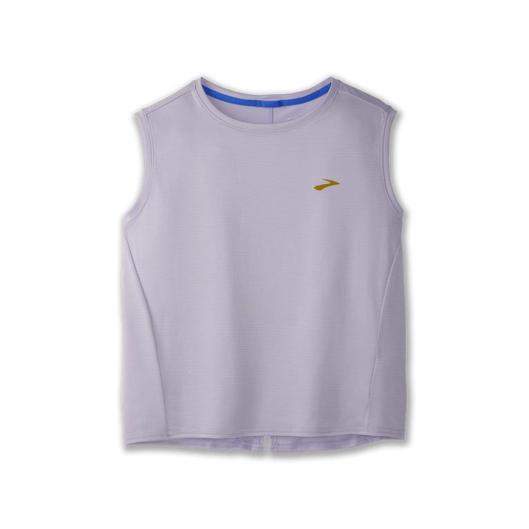 Brooks RUN WITHIN Running Tank Top Womens Sale - Violet Dash/Bluetiful/Lavender Purple (WHN296085)